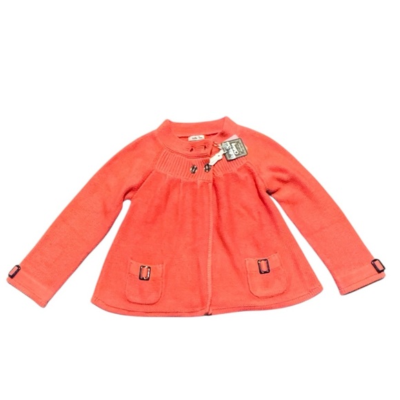 Matilda Jane Coral Casual Sweater Jacket Size 12 Swing Chunky - Picture 8 of 9